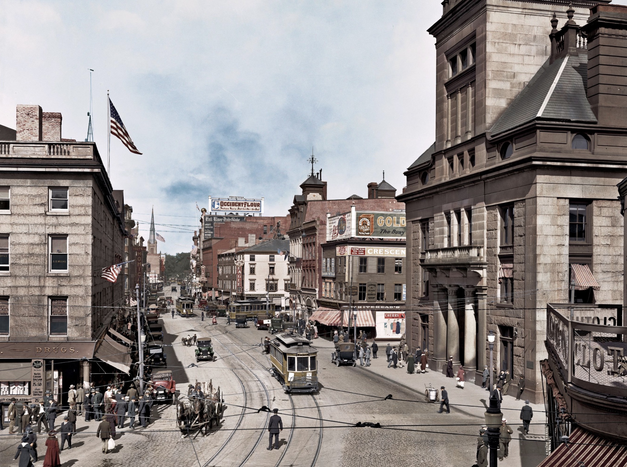 Fall River, Massachusetts, circa 1920 
